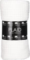 In The Mood Collection Joanne Fleece Plaid - L180 x B130 cm - Polyester - Off White