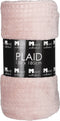 In The Mood Collection Joanne Fleece Plaid - L180 x B130 cm - Polyester - Perzik