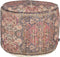 In The Mood Collection Poef - H37 x Ø55 cm - Jute - Multikleur