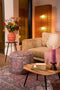 In The Mood Collection Poef - H37 x Ø55 cm - Jute - Multikleur