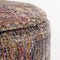 In The Mood Collection Poef - H37 x Ø55 cm - Jute - Multikleur