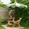In The Mood Collection Rissy Parasol - H238 x Ø220 cm - Lichtgroen