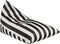 In The Mood Collection Rissy Zitzak - L140 x B95 x H95 cm - Zwart, Wit