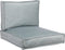 In The Mood Collection Royal Palletkussens - L60 x B80/40 x H12 cm - Velvet - Grijs