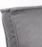 In The Mood Collection Royal Palletkussens - L60 x B80/40 x H12 cm - Velvet - Grijs
