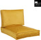 In The Mood Collection Royal Palletkussens - L60 x B80/40 x H12 cm - Velvet - Geel