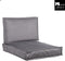 In The Mood Collection Royal Palletkussens - L60 x B80/40 x H12 cm - Velvet - Grijs