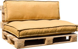 In The Mood Collection Salvador Palletkussens - L120 x B80/40 x H12 cm - Geel