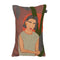 In The Mood Collection Savoy Cushion - L55 x W35 cm - Dark green