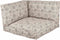 In the Mood Venice Hoek Palletkussens - 80 x 80 x 52 cm - Driedelig - Beige