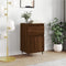 vidaXL - Dressoir - 40x35x70 - cm - bewerkt - hout - bruin - eikenkleur