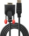 Lindy 41941 - DisplayPort naar VGA kabel - 1.00 m - Zwart