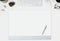 Sigel designonderlegger - A2 - blanco - met kunststof rand - SI-HO280