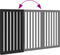 vidaXL - Hondenhek - inklapbaar - 3 - panelen - 150 - cm - populierenhout - zwart
