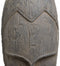 Decoratieve figuren Grijs Masker 19 x 12 x 62 cm