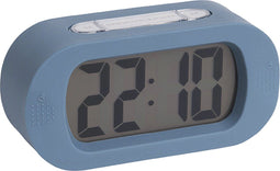 Wekker Gummy - Rubberized Blauw - 14x7x5cm