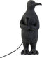 Light & Living Tafellamp Penguin - Zwart - 21x17x41cm - Modern