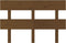 vidaXL - Hoofdbord - 144x3x81 - cm - massief - grenenhout - honingbruin