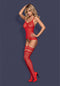 Obsessive - Bodystocking F214 Rood S/M/L