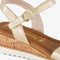 Tamaris dames sandalen - Sleehak 5 cm - Goud - Maat 37