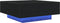 vidaXL - Salontafel - met - LED-verlichting - Zwarte - Eik - 80x80x31 - cm