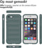 iMoshion Hoesje Geschikt voor iPhone SE (2022) / SE (2020) / 8 / 7 Hoesje Siliconen - iMoshion EasyGrip Backcover - Donkergroen