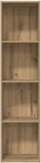 vidaXL - Boekenkast/tv-meubel - 36x30x143cm - bewerkt - hout - oud - houtkleurig