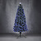 Luca Lighting - Greenland boom fibre optic blauw 225led 8 function controller - h180xd75cm - Woonaccessoires en seizoensgebondendecoratie (Europese stekker )