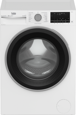 Beko B3WFU58415W1 - Wasmachine 8kg 1400t - Wit