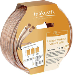 Inakustik 10m Star Speaker Cable audio kabel Transparant