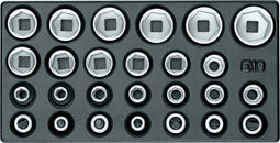 Dopsleutelset 1/2 in module