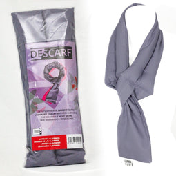 Inatura DeScarf Warmtesjaal - Lijnzaad- Opwarmbaar - Lila - 95 cm Lang