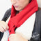 Inatura DeScarf Warmtesjaal - Lijnzaad - Opwarmbaar - Rood - 95 cm Lang