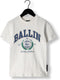 Ballin Amsterdam - Jongens Slim Fit T-shirt - Katoen 100% - Wit - Maat 164