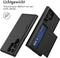 imoshion Hoesje Geschikt voor Samsung Galaxy S22 Ultra Hoesje - Ruimte voor 2 pasjes - imoshion Backcover met pasjeshouder - Zwart
