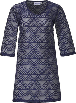 Pastunette 16211-291-2 - Strandjurkje - Driekwart mouw - Donkerblauw