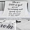 Inbakeren Deken - Doop Deken Schrift - Bijbelvers Ps. 139 - Citaat Deken Christelijke Religieuze Babygiften - Doopcadeau - Kraamcadeau - 100% katoen