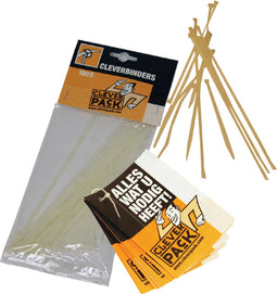 Inbindstrip CleverPack cleverbinder kabel 10/20cm wit | 10 stuks