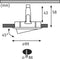 Inbouwring Paulmann Premium Line 98773 GU5.3 N/A Vermogen: 50 W N/A