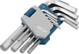 Inbussleutel Set Ferrestock 1,5 - 2 - 2,5 - 3 - 4 - 5 - 6 - 8 - 10 mm 9 pcs