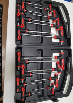 Inbussleutelset Torx 16 delig