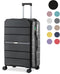 SKYCASES Urban Adventurer - Grote Reiskoffer - 110L - Cijferslot - 49x30x75cm - Zwart V2