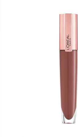 Include the long product name: L'Oréal Paris - Glow Paradise Balm in Gloss - 414 Escalate - Transparant, Roze - Volumegevende Lipgloss - 7 m