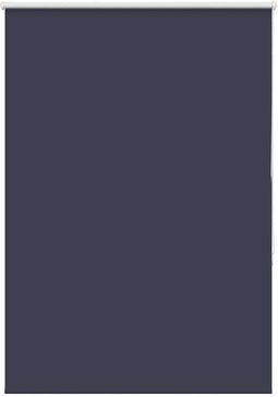 vidaXL - Rolgordijn - verduisterend - 115x175 - cm - stofbreedte - 110,7 - cm - blauw