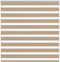 vidaXL - Zebra - Blind - 145x100 - cm - stofbreedte - 140,9 - cm - polyester - zandbruin