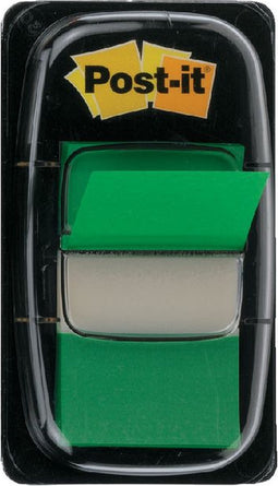 Indextabs 3M Post-it 680 25.4x43.2mm groen | 12 stuks