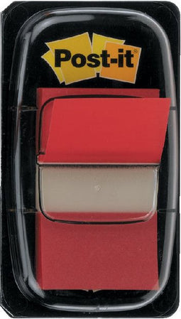 Indextabs 3M Post-it 680 25.4x43.2mm rood | 12 stuks