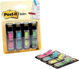 Indextabs 3M Post-it 684 12x43mm pijl neon assorti | 6 stuks