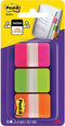 Indextabs 3M Post-it 686 25.4x38mm strong assorti