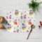 Individueel tafelkleed Kids&Cotton Time Backing Multicolour 45 x 35 cm 2 Stuks